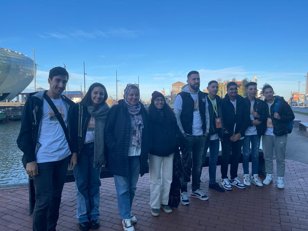 Participants in the 2022 GOMO youth exchange in Germany