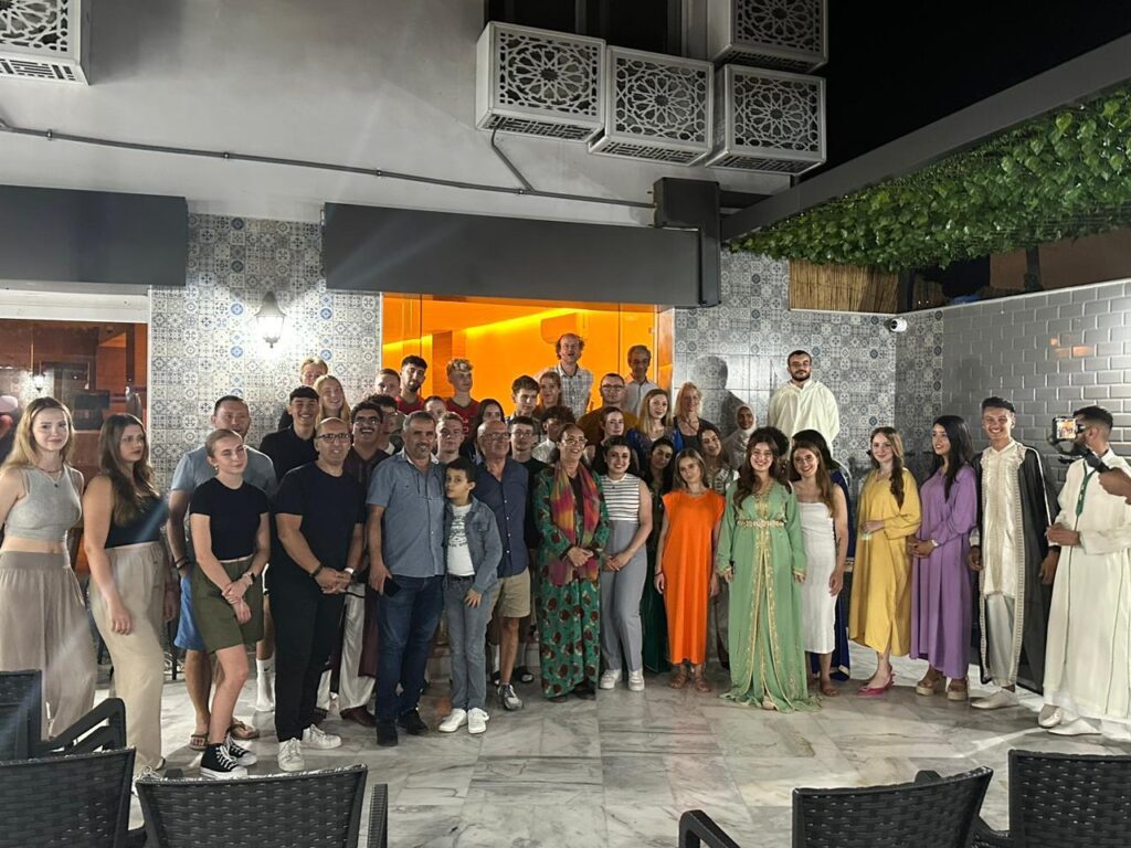 Participants in the Morocco Germany Poland trinational exchange